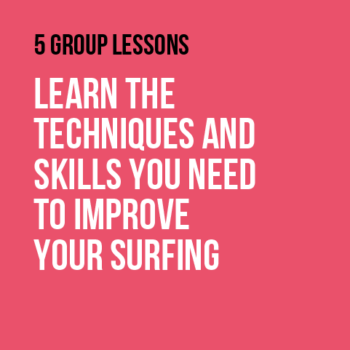Tiago Pires Surf School 5 group lessons