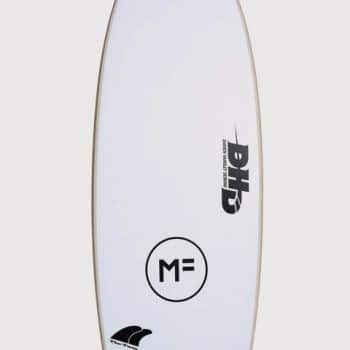 White fun board available for rental at Tiago Pires Surf School.
