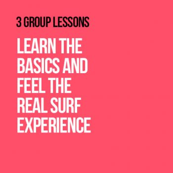 Tiago Pires Surf School 3 group lessons.